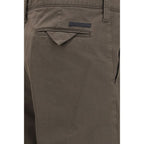 Brown Cotton Cargo Pants
