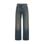 Blue Cotton Jeans Denim