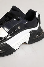 White Black Logo Airmaster Men Sneakers Shoes