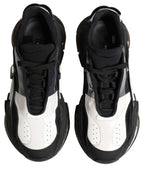 White Black Logo Airmaster Men Sneakers Shoes