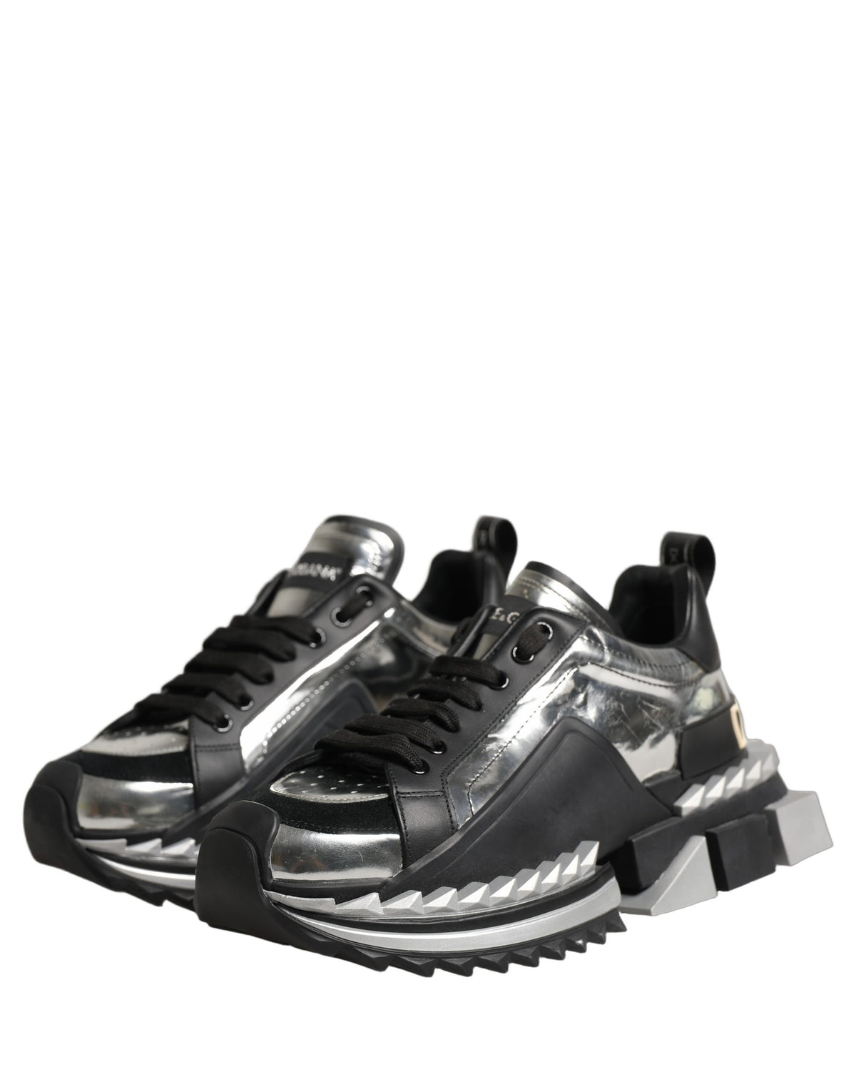 Black Two-Tone Super King Men Sneakers Shoes