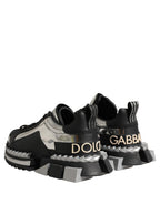 Black Two-Tone Super King Men Sneakers Shoes