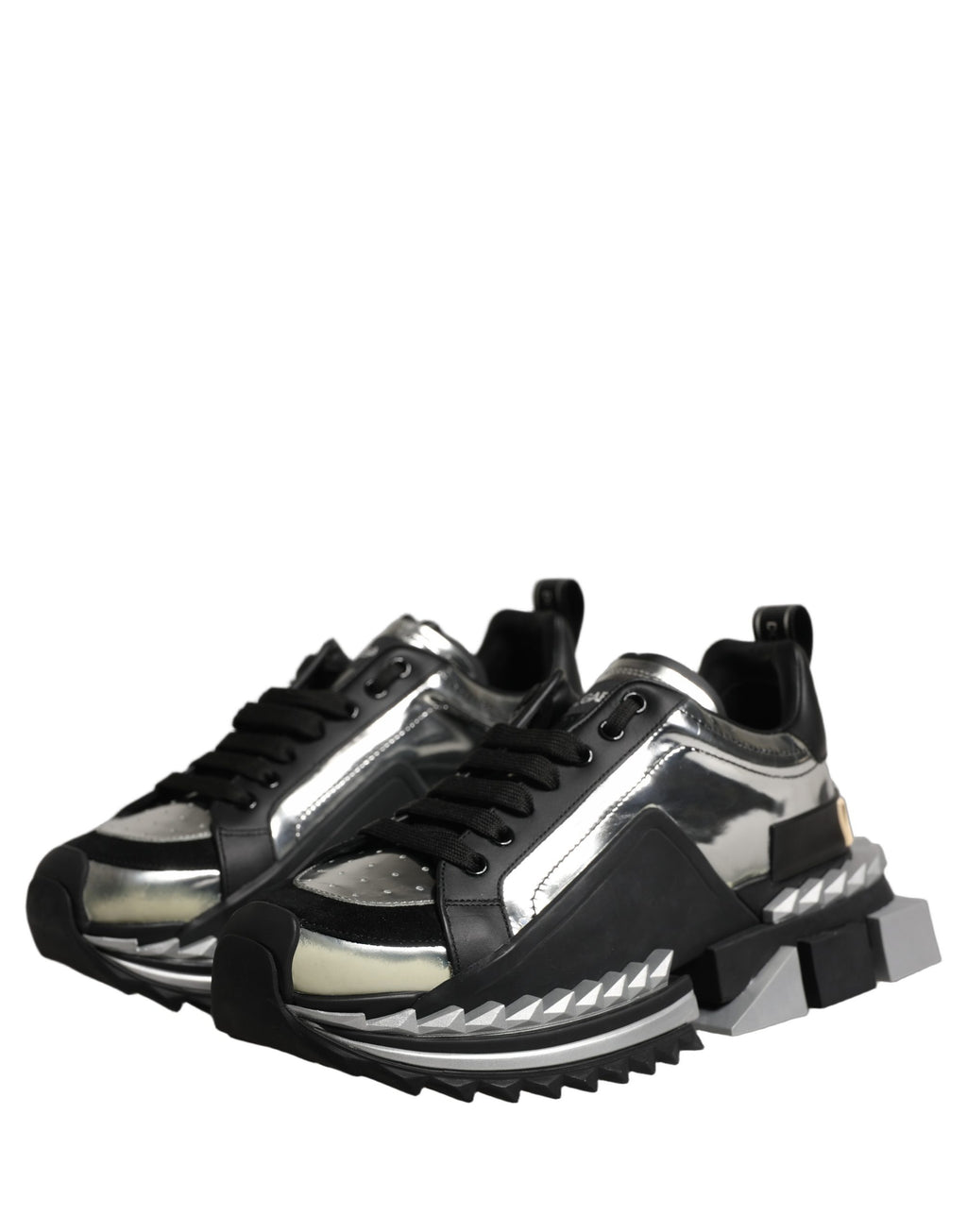 Black Two-Tone Super King Men Sneakers Shoes