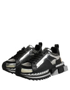 Black Two-Tone Super King Men Sneakers Shoes