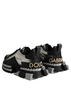 Black Two-Tone Super King Men Sneakers Shoes