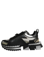 Black Two-Tone Super King Men Sneakers Shoes