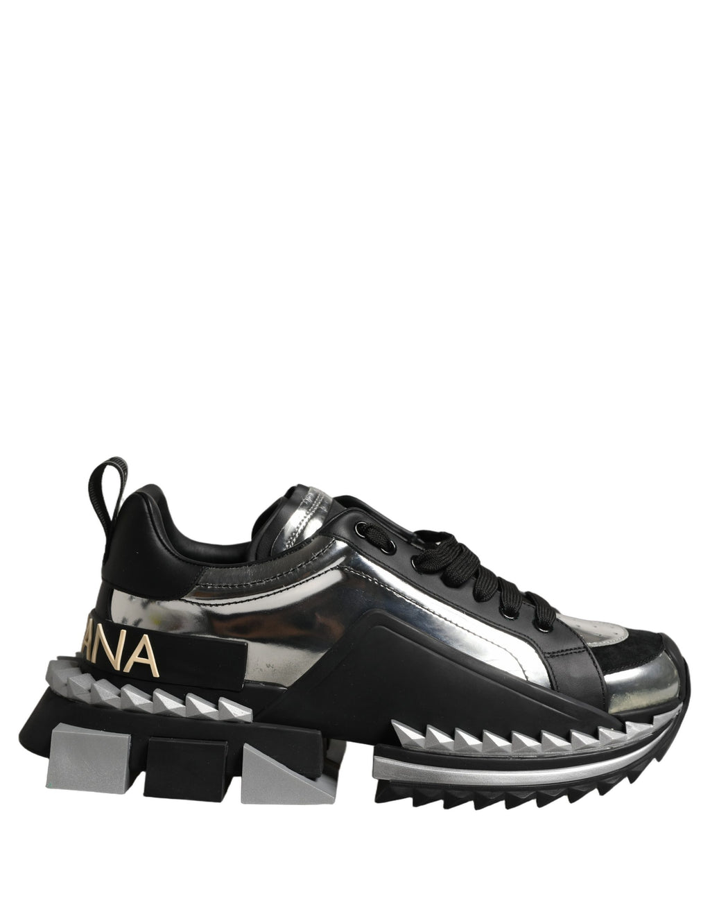 Black Two-Tone Super King Men Sneakers Shoes