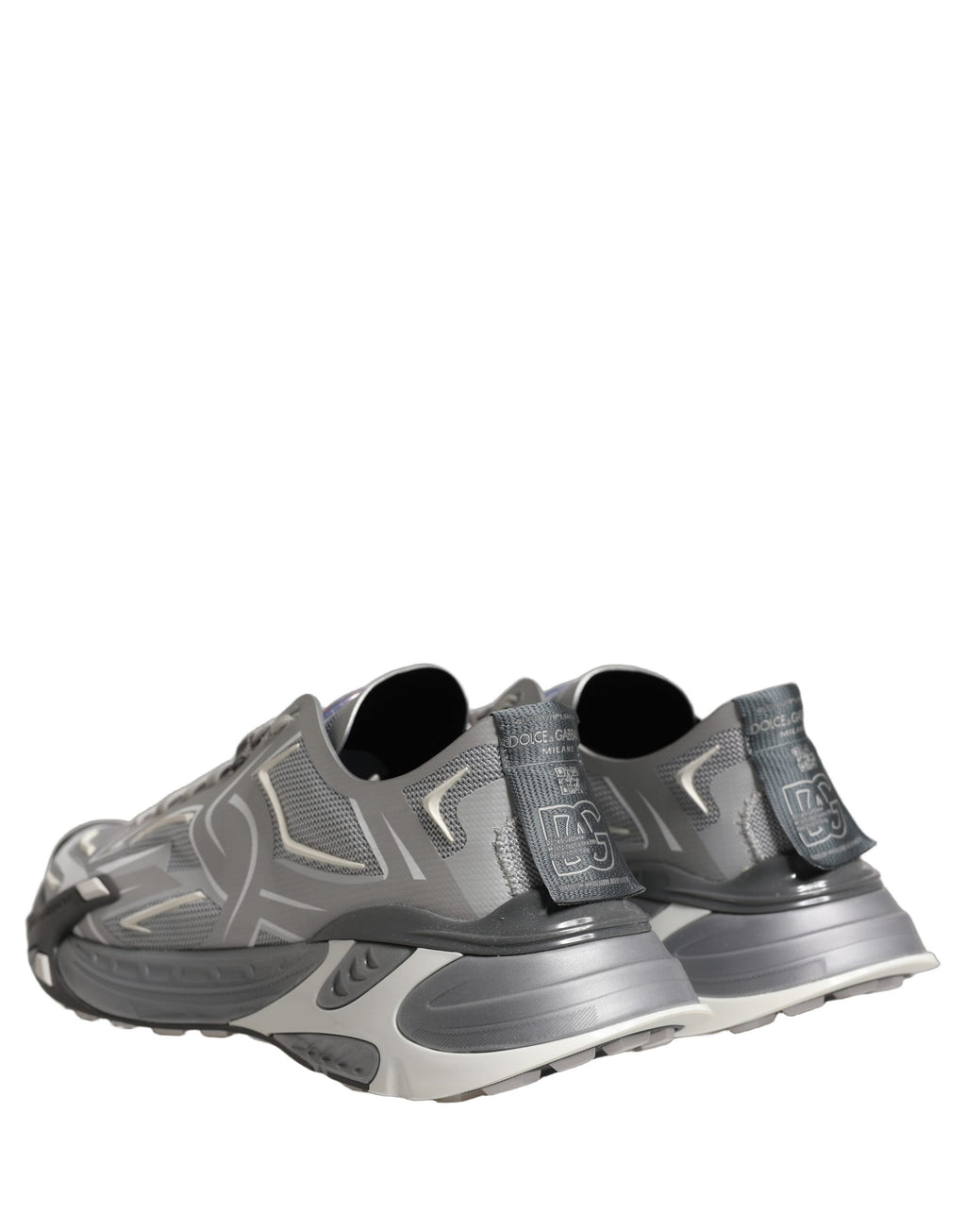 Gray Panelled Low Top Men Sneakers Shoes