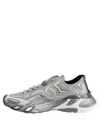 Gray Panelled Low Top Men Sneakers Shoes
