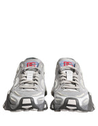 Gray Panelled Low Top Men Sneakers Shoes