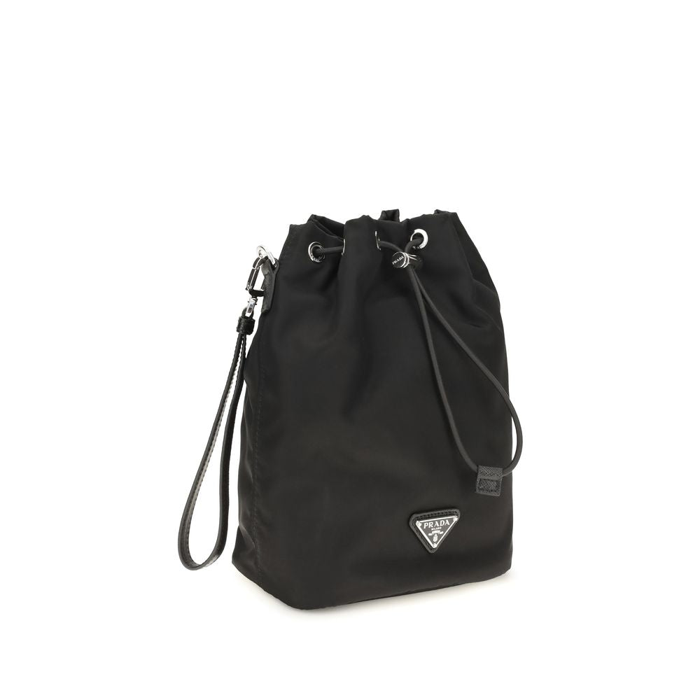 Black Nylon Handbag