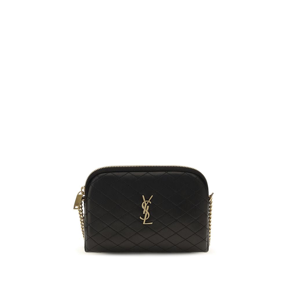 Black Calf Leather Bos Taurus Shoulder Bag