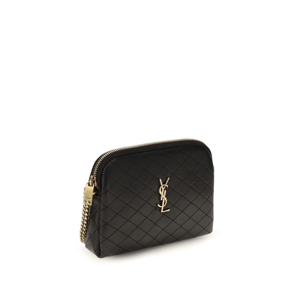 Black Calf Leather Bos Taurus Shoulder Bag