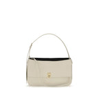 Beige Calf Leather Bos Taurus Shoulder Bag
