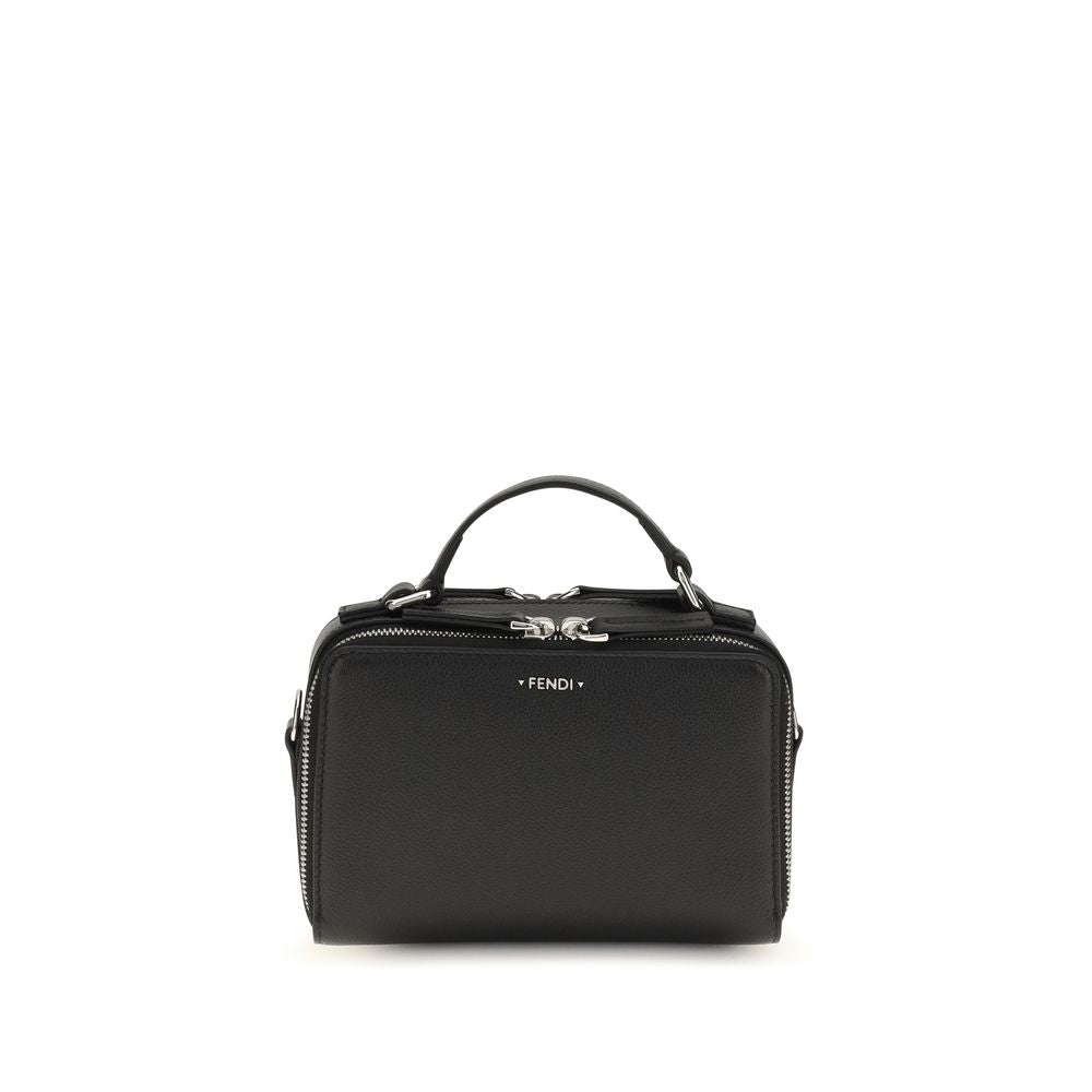 Black Calf Leather Bos Taurus Handbag