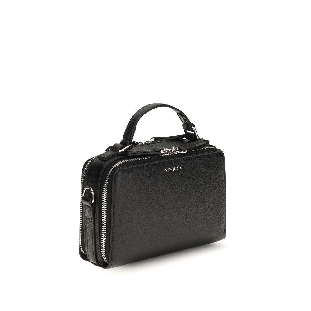 Black Calf Leather Bos Taurus Handbag