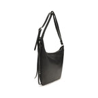 Black Calf Leather Bos Taurus Shoulder Bag