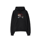 Black Cotton Hoodie
