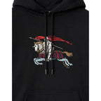 Black Cotton Hoodie