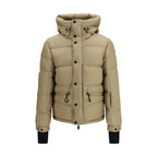 Beige Goose Down Full-Length Jacket