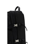 Black Recycled Polyamide Backpack