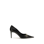 Black Calf Leather Bos Taurus High Heel Pumps