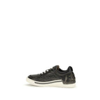 Black Calf Leather Bos Taurus Low Top Sneakers