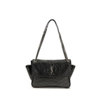 Black Calf Leather Bos Taurus Shoulder Bag