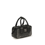 Black Calf Leather Bos Taurus Handbag