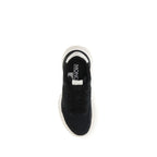 Black Polyamide Athletic Sneakers