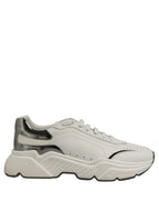 White Silver Daymaster Low Top Sneakers Shoes