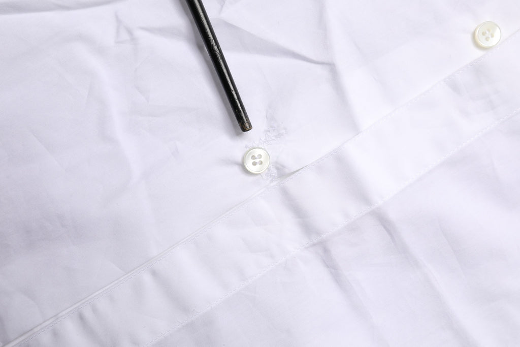 White GOLD Crown Bee Cotton Formal Dress Shirt
