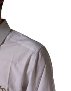 White GOLD Crown Bee Cotton Formal Dress Shirt