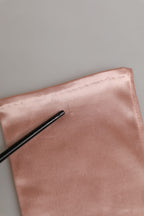Pink Satin Long Opera Fingerless Gloves