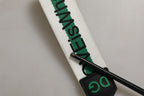 Green Logo Polyester Silver Brass Holder Keychain Keyring