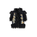 Black Wool Oves Aries Sleeveless Jacket