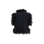 Black Wool Oves Aries Sleeveless Jacket