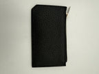 SAINT LAURENT Zip in Deerskin Cardholder