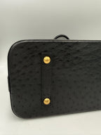 LOUIS VUITTON Alma GM in Ostrich Leather Handbag