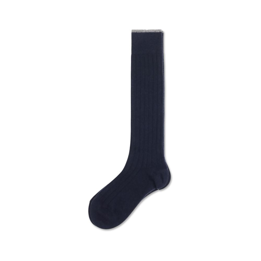 Blue Cashmere Socks