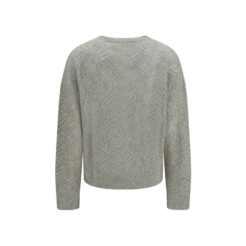 Gray Linen Sweatshirt