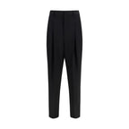 Black Wool Oves Aries Dress Pants