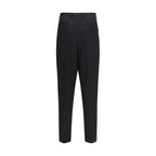 Black Wool Oves Aries Dress Pants