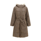 Brown Wool Oves Aries Coat