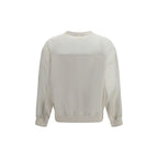White Cotton Sweatshirt