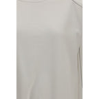 White Cotton Sweatshirt
