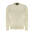 Beige Cotton Men's Sweater