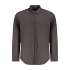 Black Cotton Men's Shirt