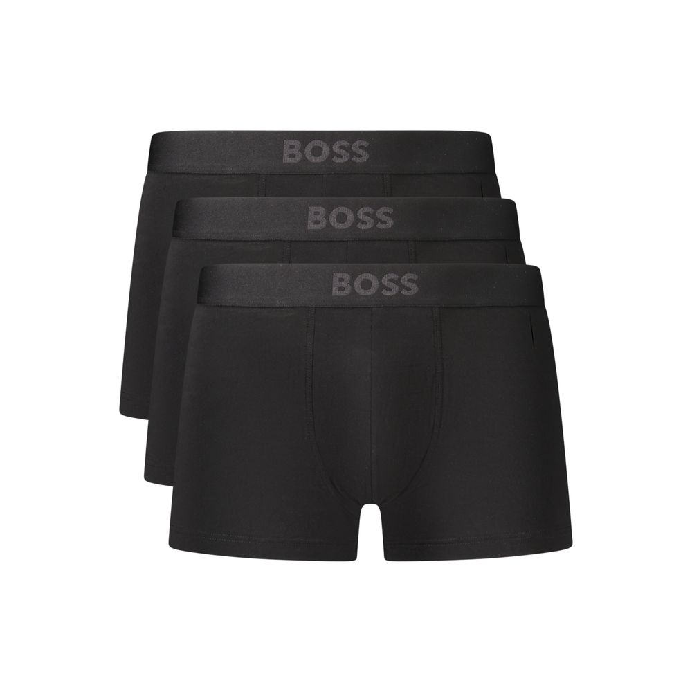 Black Cotton Boxers