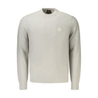 Gray Cotton Men's Pullover